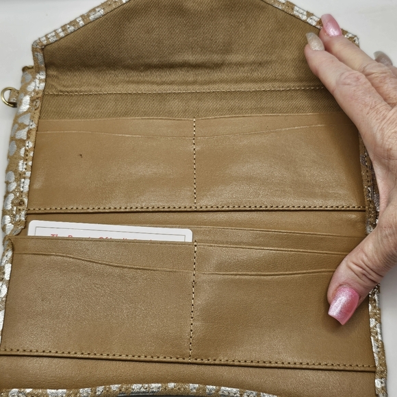 Lodis Leather Cheetah Print Wallet - Picture 6 of 12